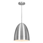 Pendente Oval Current Aço Escovado