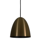 Pendente Oval Current Bronze Preto