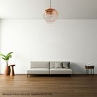 Pendente Oval Em Metal Cobre Com Grade Modelo Industrial