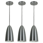 Pendente Oval Millenium Branco Kit Com 3