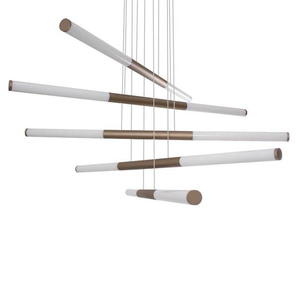 Pendente Palito Pale Gold 90cm Led 72w Bella Cd014 St2135