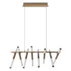 Pendente Palito Pale Gold Led 54w 96cm Bella Cd015 St2183