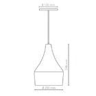 Pendente Para 1 Lâmpada Premium Cone Largo Blumenau