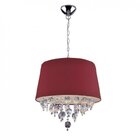 Pendente Para 3 Lâmpada 46cm São Paulo Bronzearte Vinho