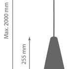 Pendente Para Cozinha 14cm Marrom Texturizado 50633 Preludio