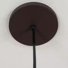 Pendente Para Cozinha 14cm Marrom Texturizado 50633 Preludio