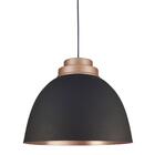 Pendente Para Cozinha Meia Lua 45cm Pr E Cob 50592 Preludio