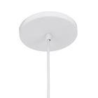 Pendente Redondo para Lâmpadas Metal Branco e Dourado Ônix Attena