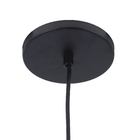 Pendente Redondo para Lâmpadas Metal Preto e Dourado Ônix Attena