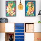 Pendente Paris 1977 Retrô com Vidro Âmbar e Acabamento Cobre