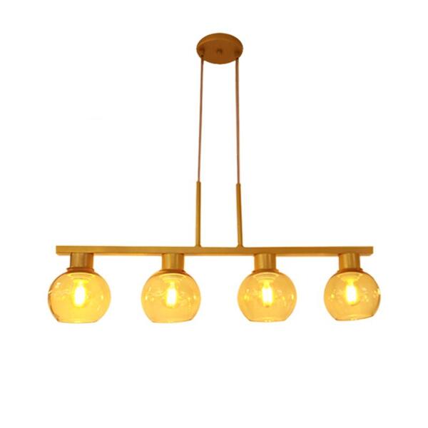 Pendente Pavia Hunter Trade Cor Dourada Com Vidro Âmbar Para