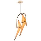 Pendente Perch 2 Birds Pássaros Origami Led 12w Cromado St1786