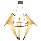 Pendente Perch 3 Birds Pássaros Origami Led 36w Cromado Starl