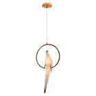 Pendente Perch Bird Pássaro Origami Rose Gold Led 6w St1755