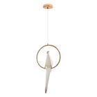 Pendente Perch Bird Pássaro Origami Rose Gold Led 6w St1755