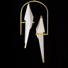 Pendente Perch Bird Pássaros Origami Ouro Fosco Led 8w Starlu