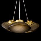 Pendente Petra Starlux Zr104-agd Led 2700k 3 Cúpulas St2582