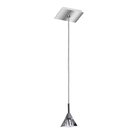 Pendente Pirâmide De Cristal K5 Isadora Design Cinza