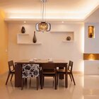 Pendente/plafon Em Vidro E Cristal Attractive Cromado 28cm G9