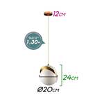 Pendente Plyn D20cm Studioluce Pd1420 + 1x Led G45 St2477