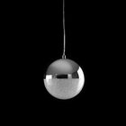 Pendente Poppy Cromado Globo 12cm + 1x G9 Bq Zr138 Starlux St