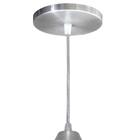 Pendente Prato Em Poliestireno 16x32cm Preto