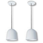 Pendente Premium Taça Branco Kit Com 2