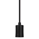 Pendente Preto Luminária Solaris Cabo Slim Fio E27