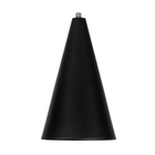Pendente Preto Metal Cone Luz Vita