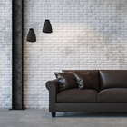 Pendente Preto Plástico Basic Luz Vita