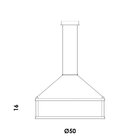 Pendente Puro Da Bella Iluminação Com Metal E Acrílico 1xled