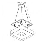 Pendente Quadrado Domenica Bella Italia