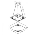 Pendente Quadrado Paraty Bella Italia