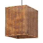 Pendente Quadratta Rattam Marrom