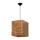 Pendente Quadratta Rattam Marrom