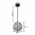 Pendente Quartzo 5w Fume - Gmh