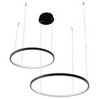 Pendente Quebec Preto Led Integrado 45w Quality Qpd1435 St1927