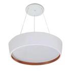 Pendente Ravena Branco E Cobre 4 Lampadas Tualux