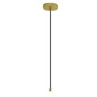 Pendente Redondo 26cm Sfera Bella Iluminação Dourado