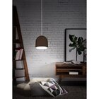 Pendente Redondo Bilbão 30cm Woods! Café