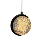 Pendente Redondo Dourado Com Acrílico 15 5cm Led 7w 3200k Biv