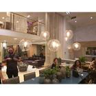 Pendente Redondo Esfera 30cm Dourado Madelustre