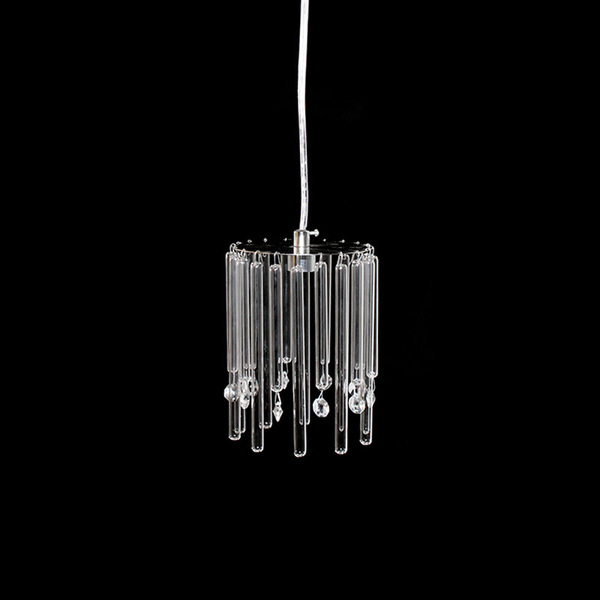 Pendente Redondo Fall com Vidro e Cristais G9