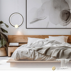 Pendente Redondo Preto Com Globo 45cm Led 30w 4000k Bivolt