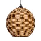 Pendente Redondo Rattam Marrom