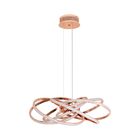 Pendente Redondo Rosê 43w 3500k Rose Dcd001235 Sindora St2652