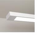 Pendente Retangular 125cm Branco E 2 Lâmpadas Tuboled 18w