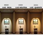 Pendente Retangular 125cm Preto E 1 Lâmpada Tuboled 18w