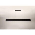 Pendente Retangular 125x5x10cm Arky Bella Italia Preto