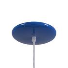 Pendente Retrô 34cm Luminária Lustre Alumínio Azul Royal - Re
